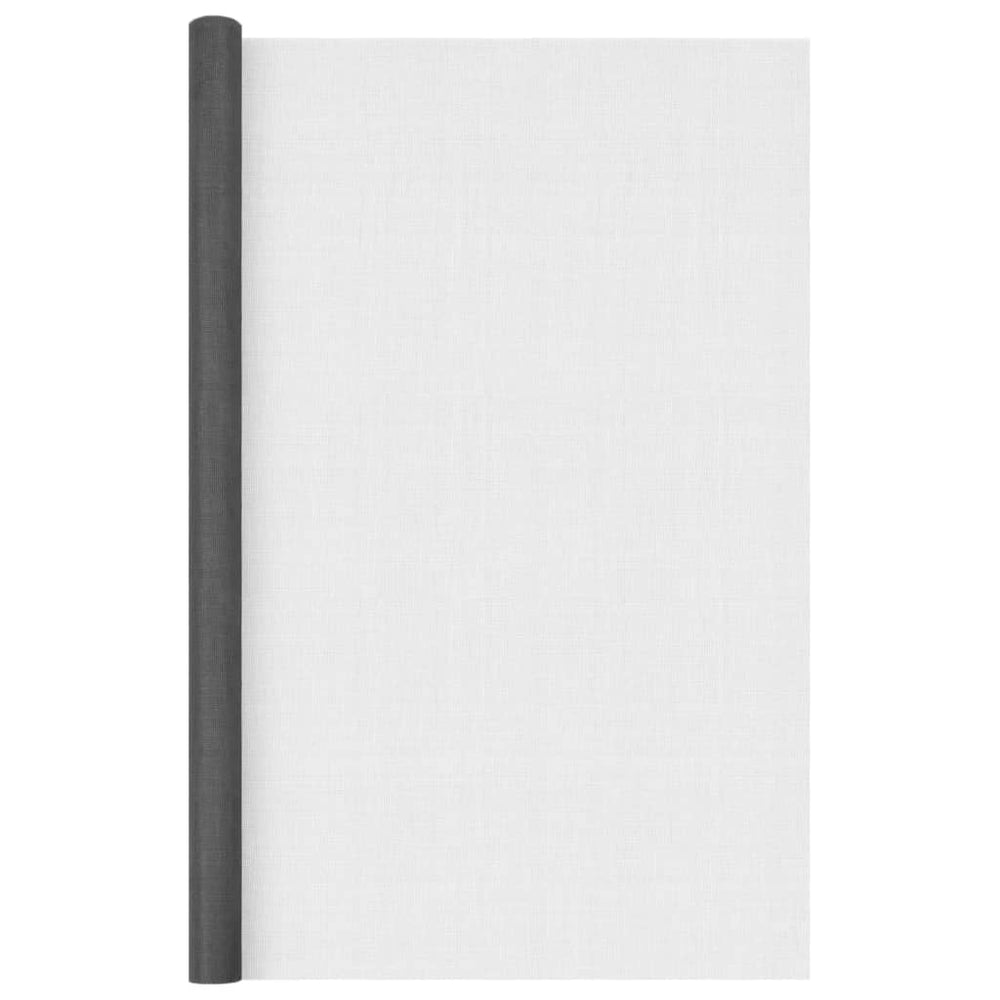 vidaXL Fiberglass Fly Screen 112x500 cm Black