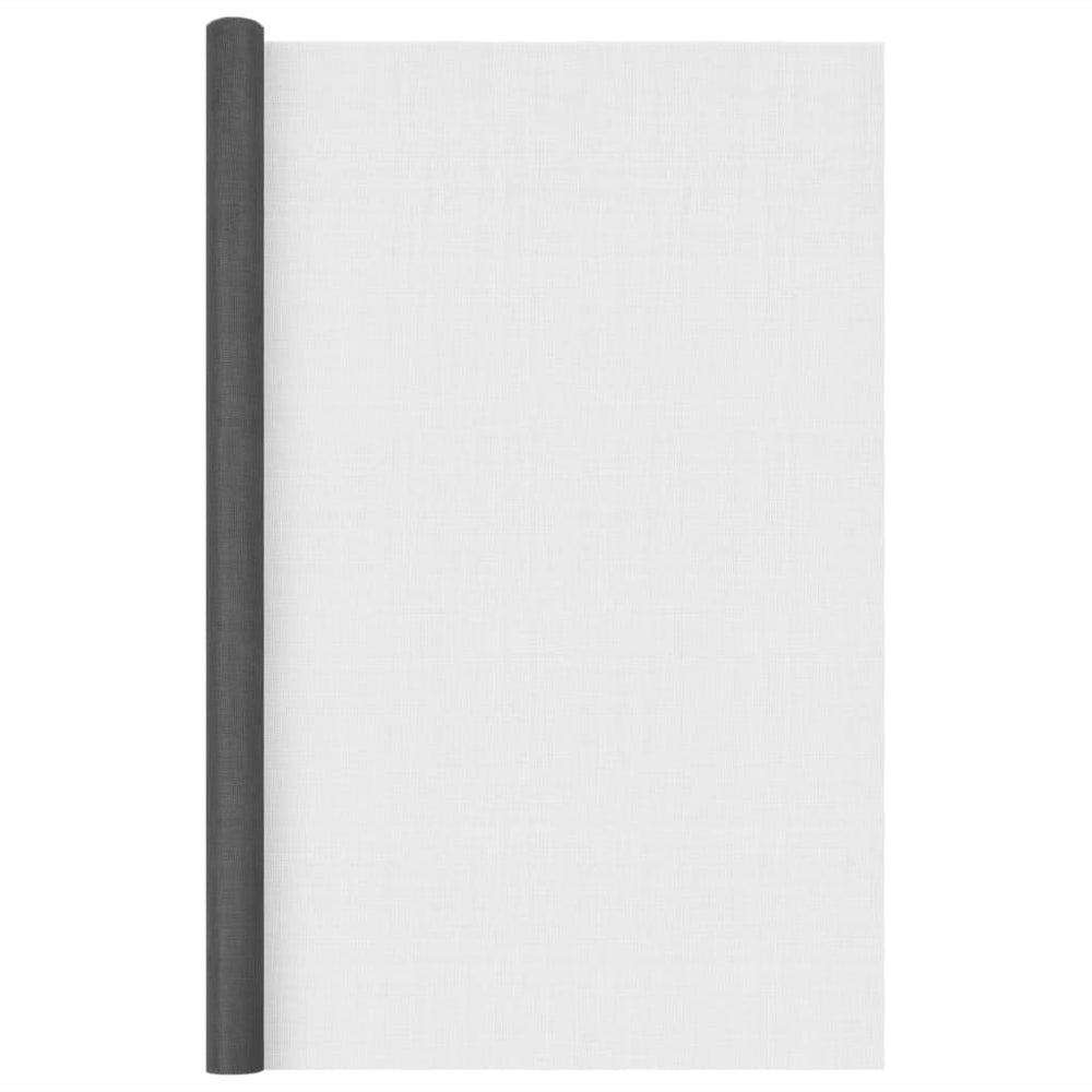 vidaXL Fiberglass Fly Screen 112x1000 cm Black
