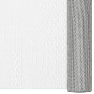 vidaXL Fly Screen Mesh Stainless Steel 80x1000 cm Silver