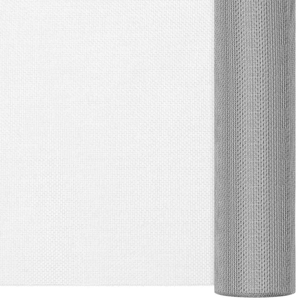 vidaXL Stainless Steel Fly Screen 112x2000 cm Silver