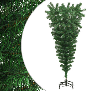 vidaXL Artificial Christmas Tree with Stand Upside Down Green 150 cm