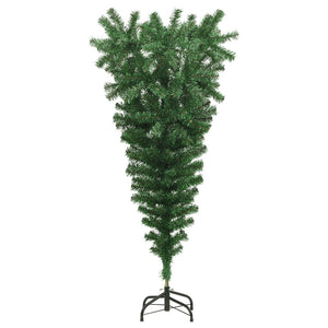vidaXL Artificial Christmas Tree with Stand Upside Down Green 150 cm