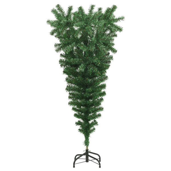 vidaXL Artificial Christmas Tree with Stand Upside Down Green 150 cm