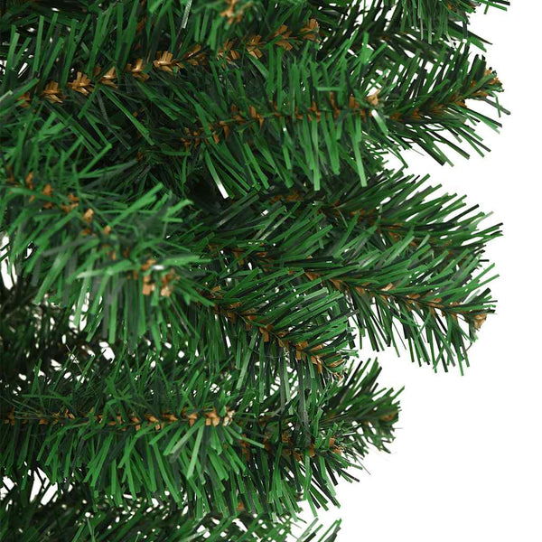 vidaXL Artificial Christmas Tree with Stand Upside Down Green 180 cm