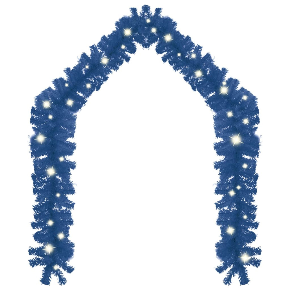 vidaXL Christmas Garland with LED 5 m Blue