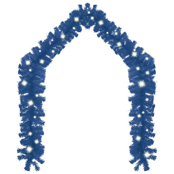 vidaXL Christmas Garland with LED 5 m Blue