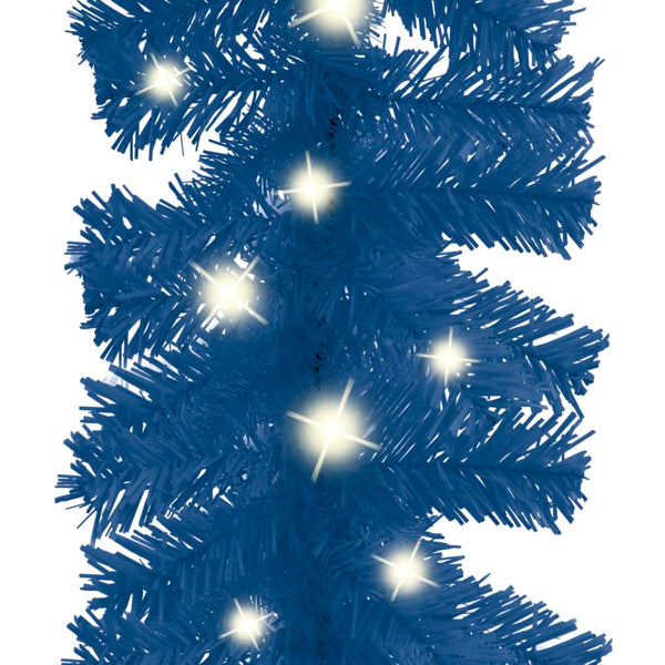 vidaXL Christmas Garland with LED 10 m Blue