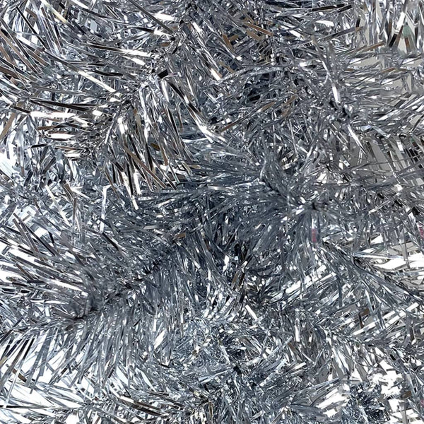 vidaXL Christmas Garland with LED 10 m Silver