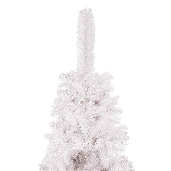 vidaXL Slim Christmas Tree White 180 cm