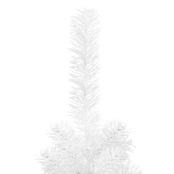 vidaXL Slim Christmas Tree White 210 cm