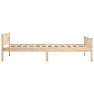 vidaXL Solid Pine Bed 90x200 cm