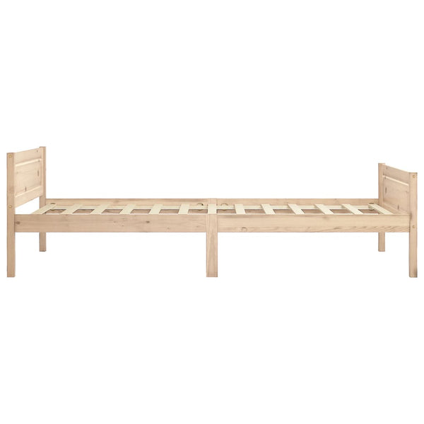 vidaXL Solid Pine Bed 90x200 cm
