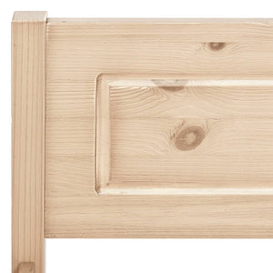 vidaXL Solid Pine Bed 100x200 cm