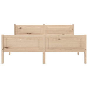 vidaXL Solid Pine Bed 120x200 cm