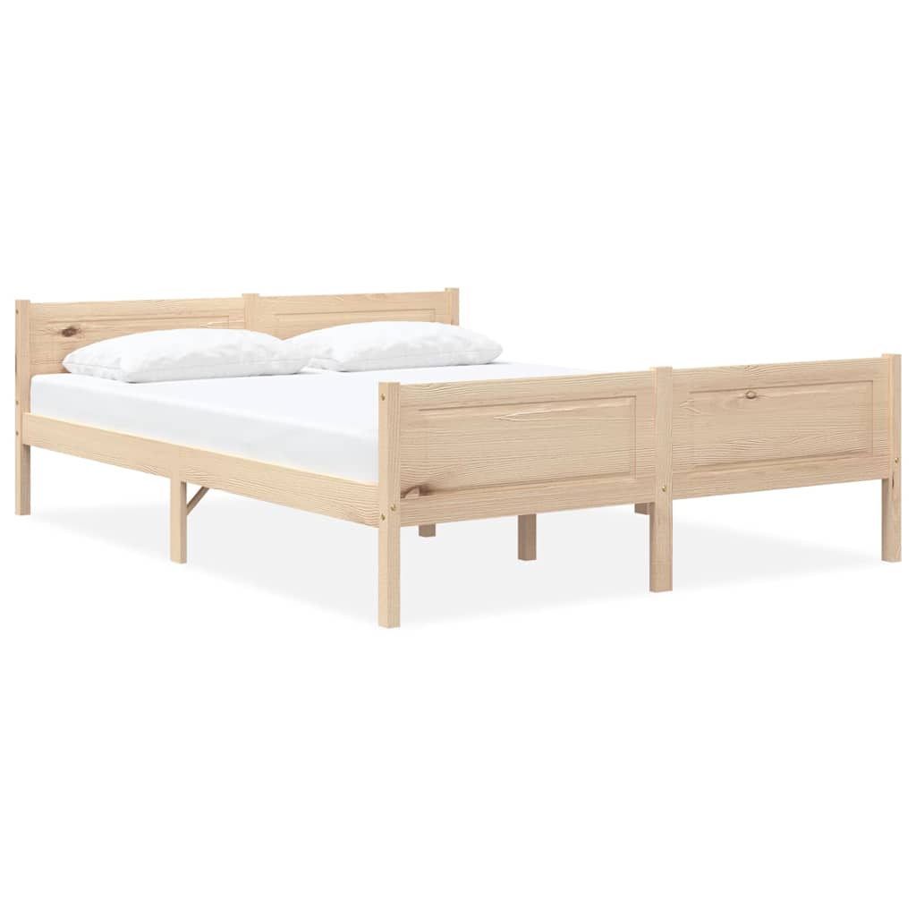 vidaXL Solid Pine Bed 160x200 cm