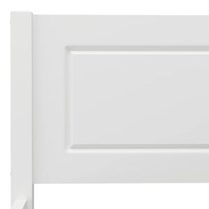 vidaXL Solid Pine Wood Bed White 90x200 cm