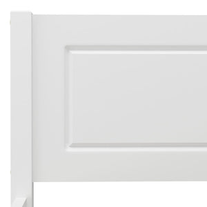 vidaXL Solid Pine Bed White 100x200 cm