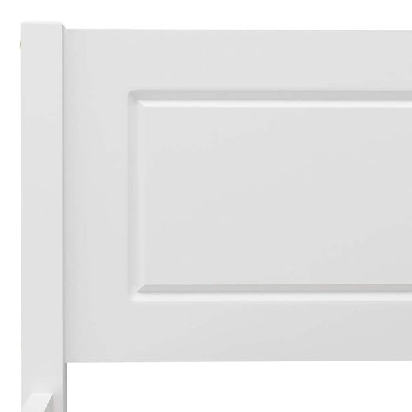 vidaXL Solid Pine Bed White 120x200 cm