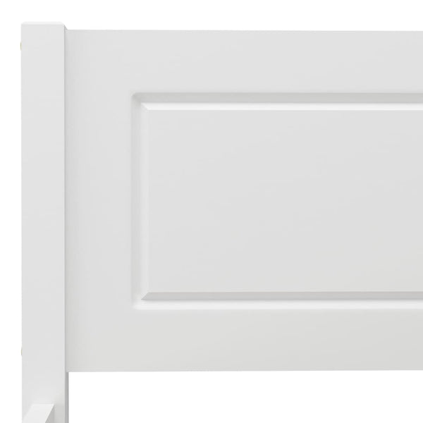 vidaXL Solid Pine Bed White 200x200 cm