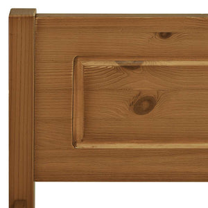 vidaXL Solid Pine Bed Honey Brown 160x200 cm