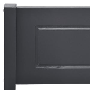 vidaXL Solid Pine Bed Grey 120x200 cm