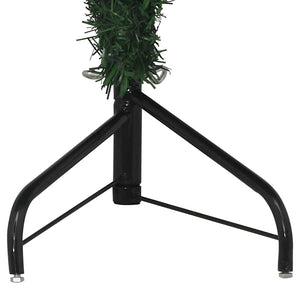 vidaXL Artificial Corner Christmas Tree Green 120 cm PVC