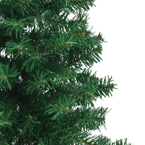 vidaXL Artificial Corner Christmas Tree Green 120 cm PVC