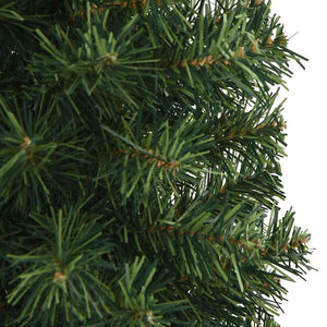 vidaXL Slim Artificial Christmas Tree with Stand Green 120 cm PVC