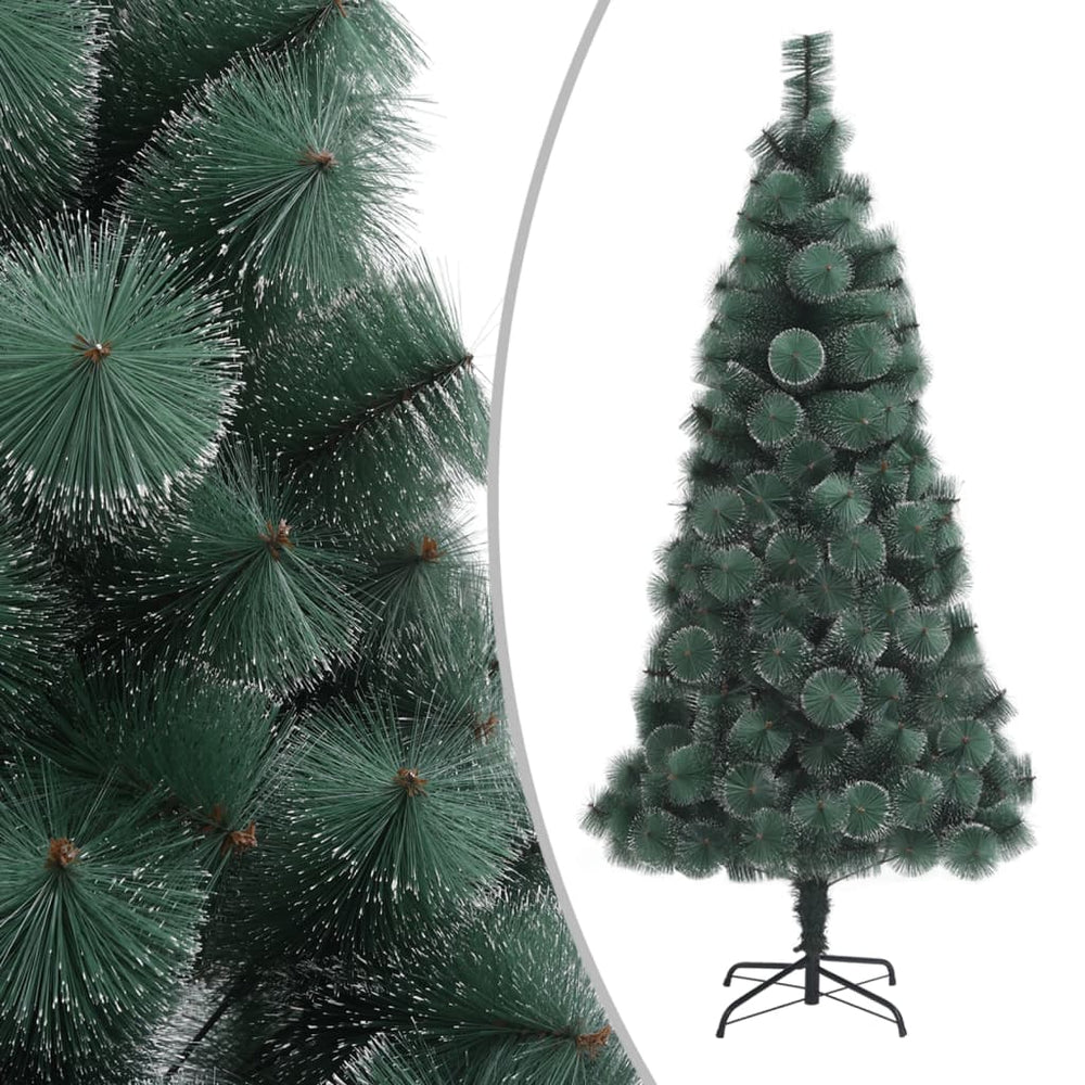 vidaXL Artificial Christmas Tree with Stand Green 210cm PET