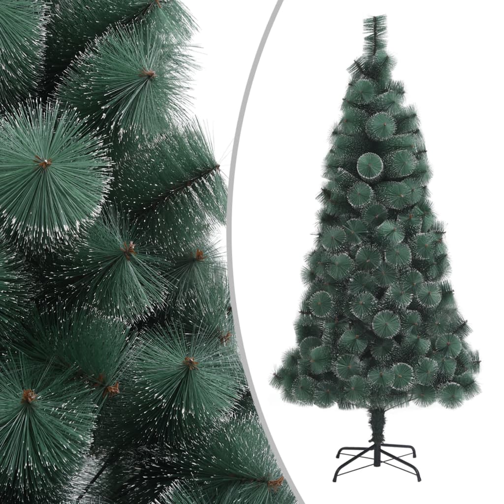 vidaXL Artificial Christmas Tree with Stand Green 210cm PET