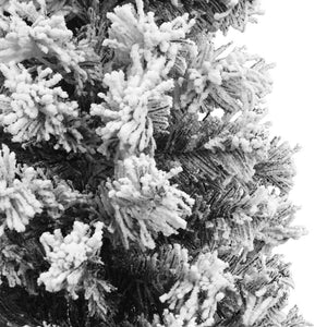 Schlanker, beschneiter Weihnachtsbaum, 120 cm