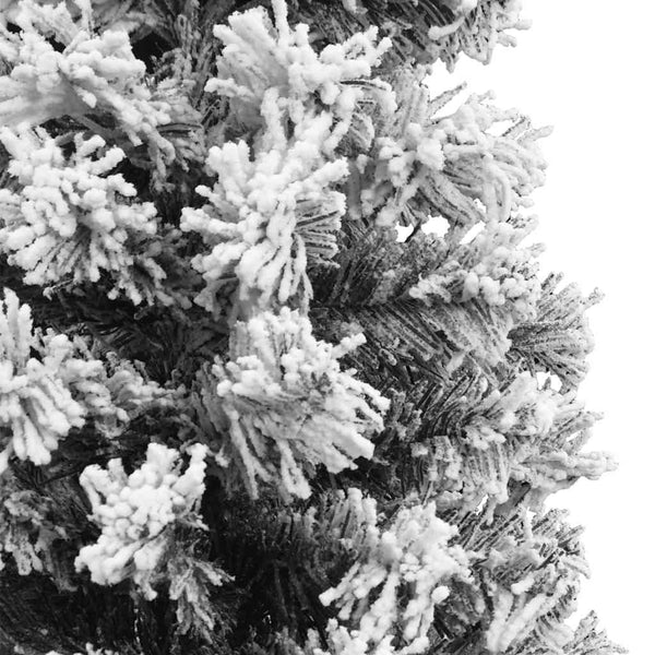 Schlanker, beschneiter Weihnachtsbaum, 120 cm