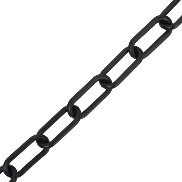 vidaXL Barrier Chain Black 30 m Ø4 mm Plastic