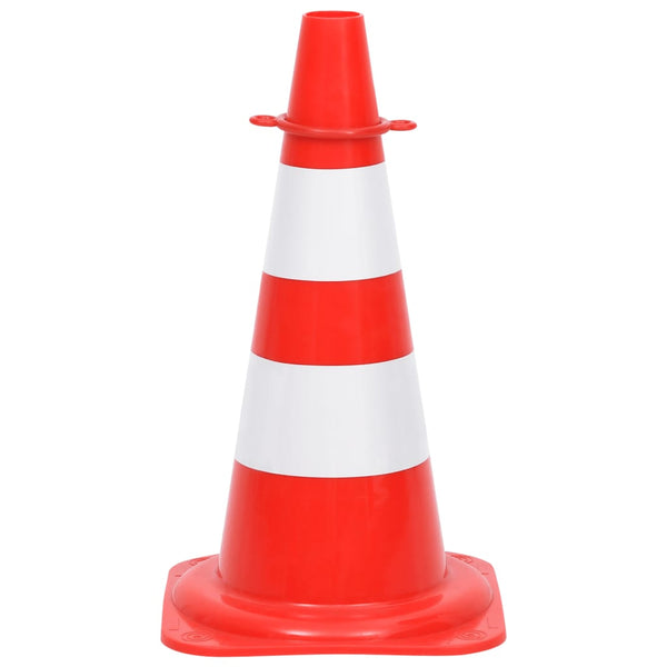 vidaXL Traffic Cone Set with 10 m Chain Red and White