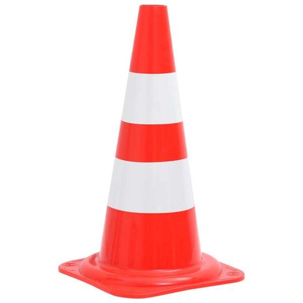 vidaXL Traffic Cone Set with 10 m Chain Red and White
