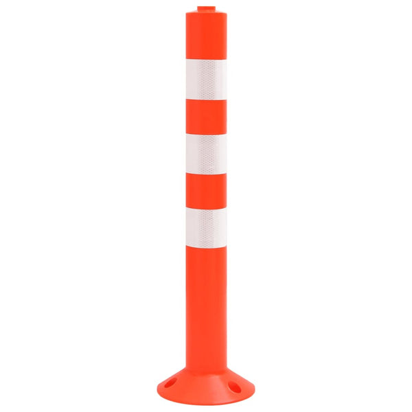 vidaXL Barrier Posts 10 pcs. with Chain 75 cm PE