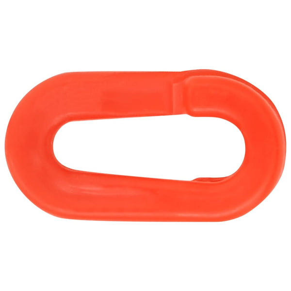 vidaXL Barrier Posts 10 pcs. with Chain 75 cm PE