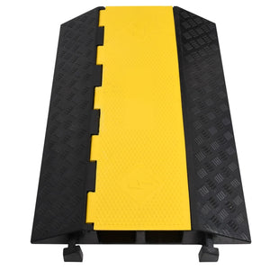 vidaXL Cable Protector 2 Channels Rubber 90 cm