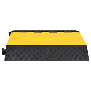 vidaXL Cable Protector 2 Channels Rubber 90 cm