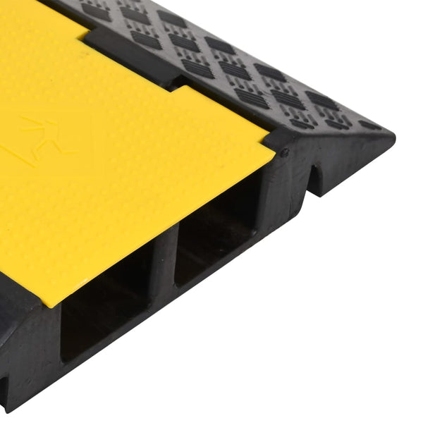 vidaXL Cable Protector 2 Channels Rubber 90 cm