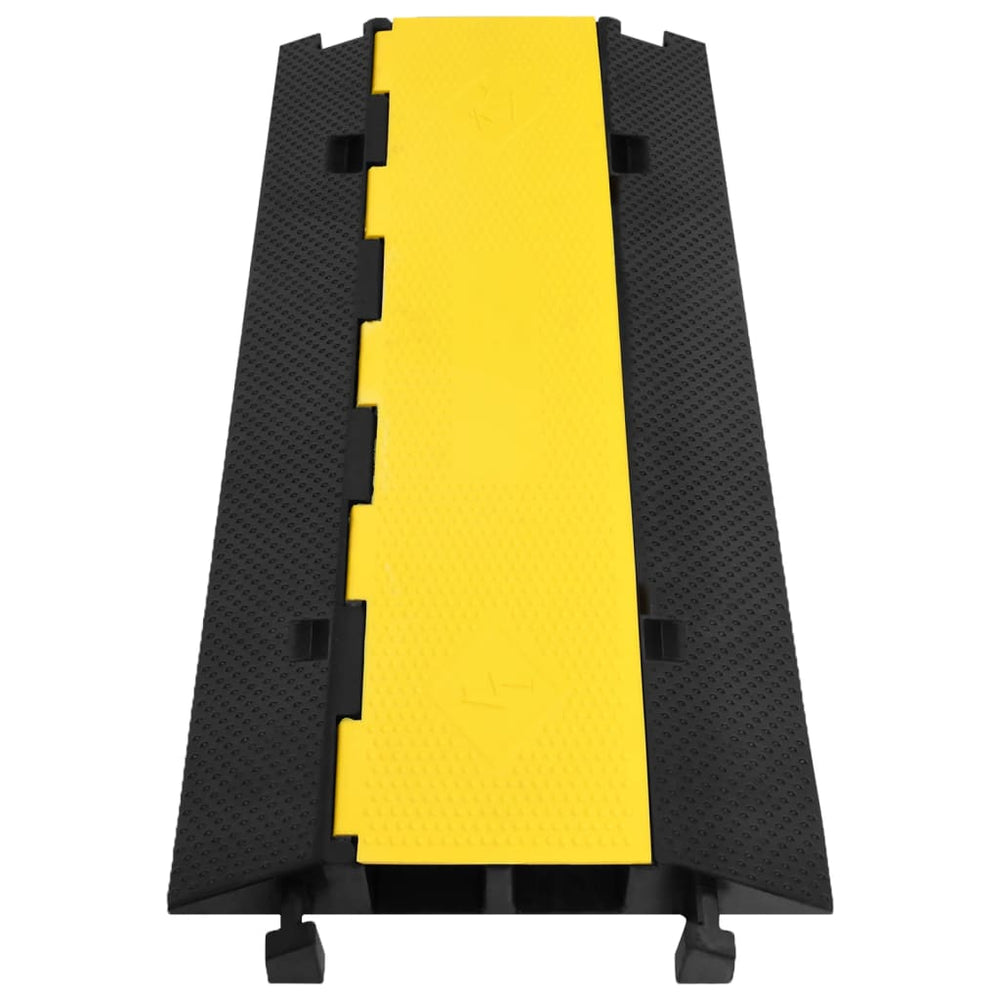 vidaXL Cable Protector 2 Channels Rubber 100 cm