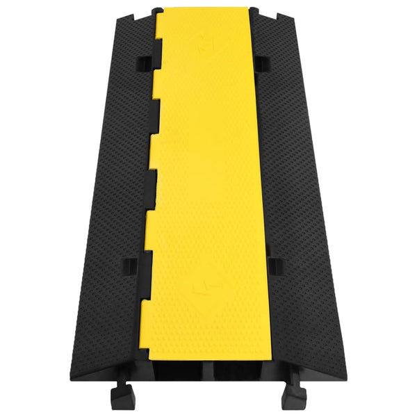 vidaXL Cable Protector 2 Channels Rubber 100 cm