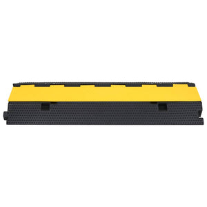 vidaXL Cable Protector 2 Channels Rubber 100 cm