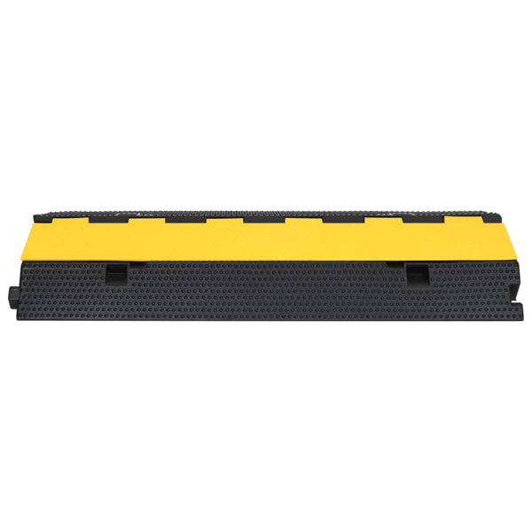 vidaXL Cable Protector 2 Channels Rubber 100 cm