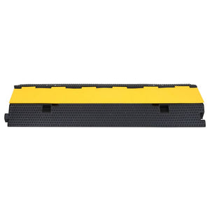 vidaXL Cable Protectors 2 pcs. 2 Channels Rubber 100 cm