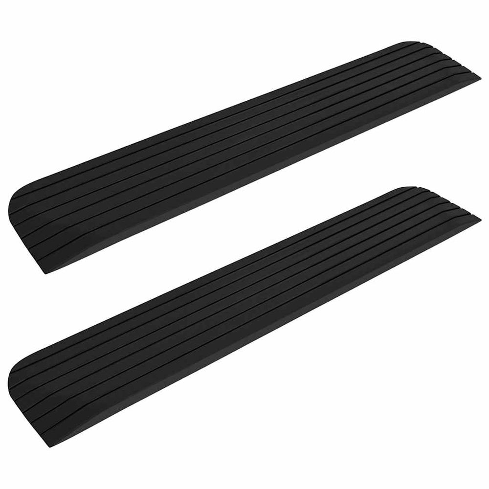 vidaXL Threshold Ramps 2 pcs. 110x21x2.5 cm Rubber