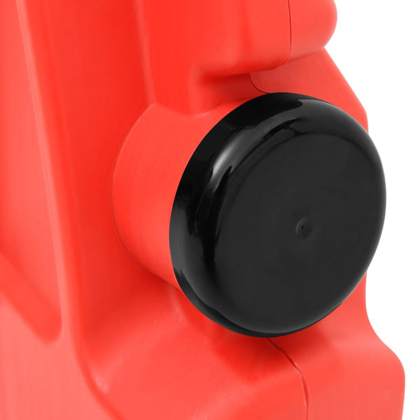 vidaXL Foldable Barrier Gate Red 210x50x105 cm