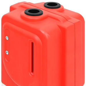 vidaXL Foldable Barrier Gate Red 210x50x105 cm