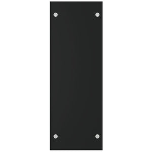 vidaXL Firewood Rack Black 40x35x100 cm Tempered Glass