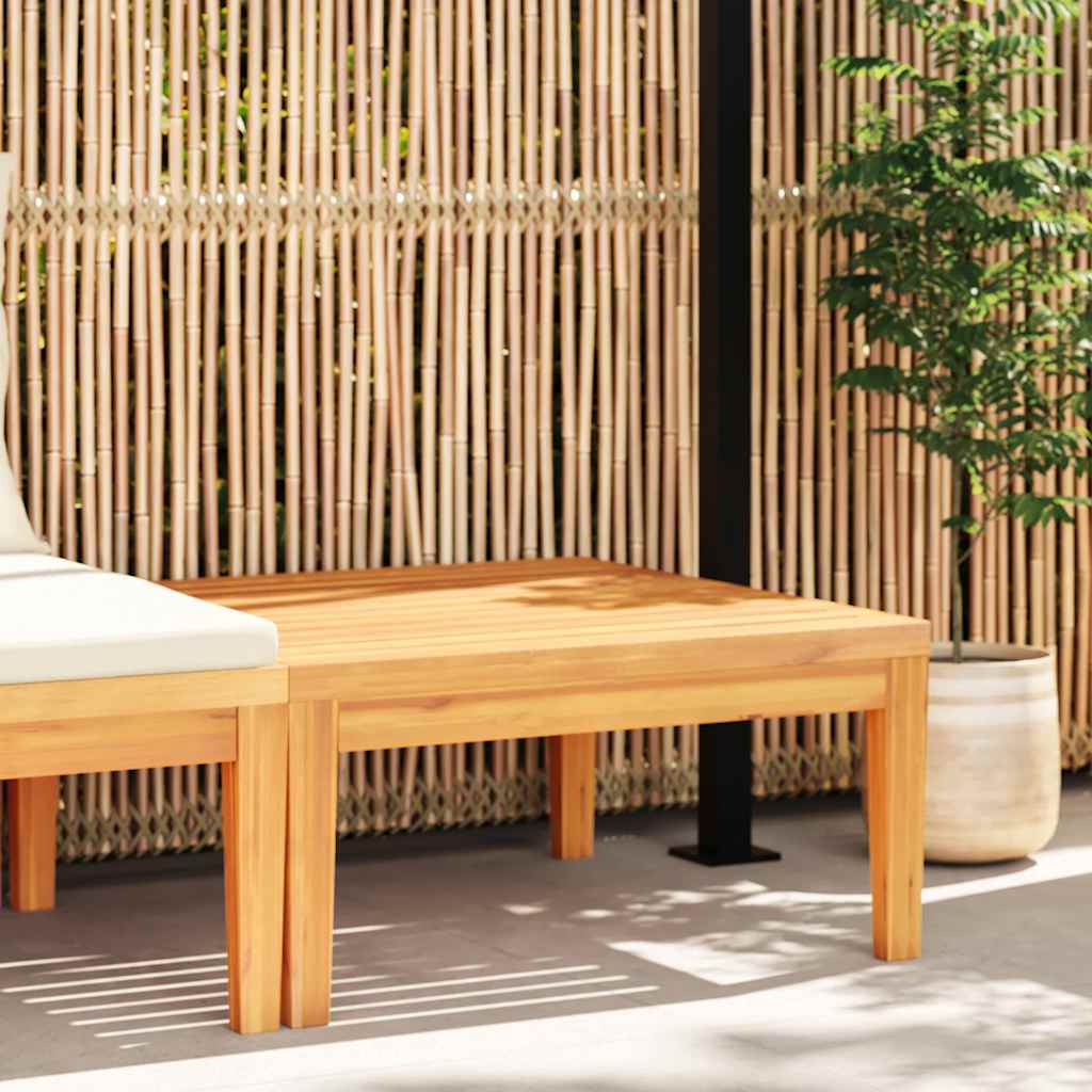 vidaXL Garden Table 64x64x29 cm Solid Acacia Wood